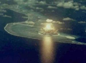 Nine H-bombs exploded below the Arctic Ocean