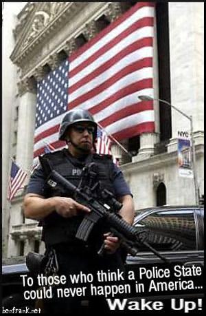 Preemptive Policing, aka Fascist State