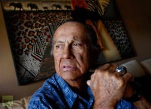 Russell Means at his home in Scottsdale, Arizona, October 28, 2011.