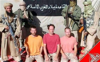 Members of Al-Qaeda in Mali, holding British hostages.
