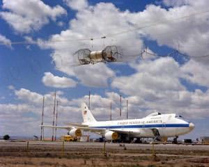 Special Air Force E-4 being tested for EMP shielding.