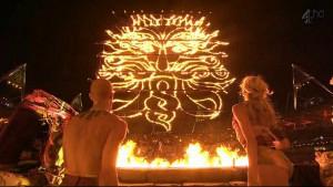 The Druid god “the Green Man” at the 2012 Paralympics closing ceremony.