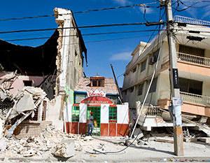 The Haiti earthquake in 2010.