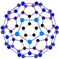The Buckminsterfullerene (also known as the buckyball).