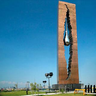 Russia gifted the US this 9/11 Memorial in 2005.