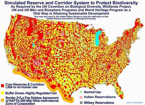 Put this map into your GPS, it will tell where you soon cannot go. The UN’s manifestation of forcing people into stack and pack cities.