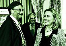 Hillary and Bill … Gates