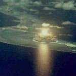 Nine H-bombs exploded below the Arctic Ocean