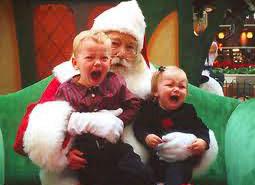 Could it be why some children are afraid of Santa Claus?