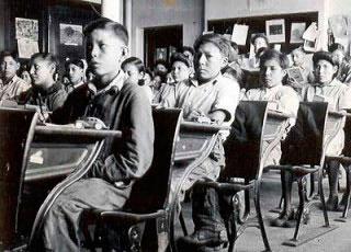 Residential school class.