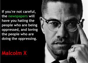 Malcolm X could have been talking about cherry picking.